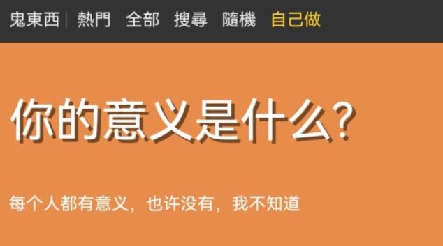 你的意义是什么测试大全