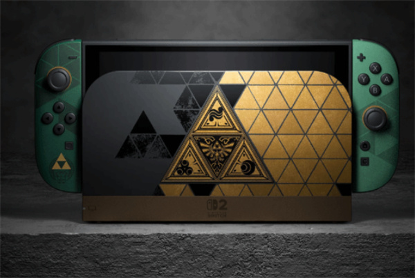 任天堂公布《塞尔达传说》40周年纪念版Switch 2主机及手柄！纪念价值极高！