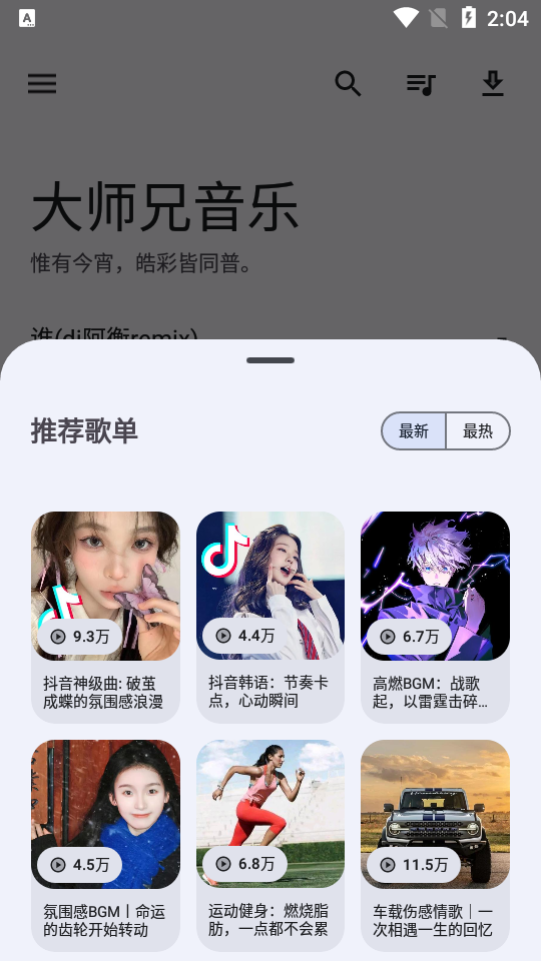 大师兄音乐播放器