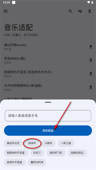 音乐适配播放器