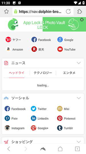 Dolphin浏览器