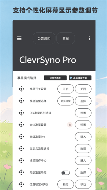 ClevrSynoPro准星