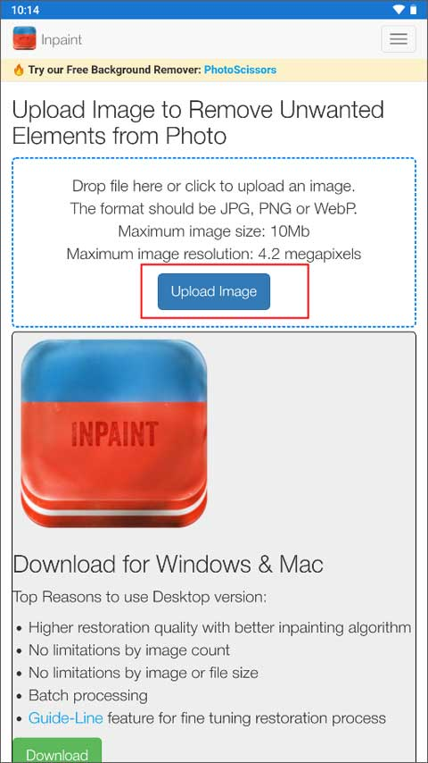 inpaint
