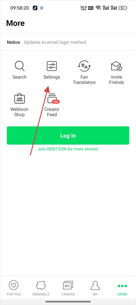 Webtoon台版