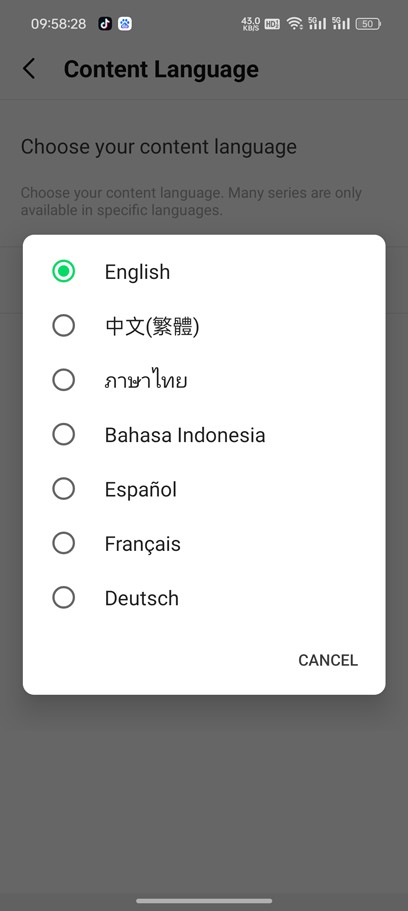 Webtoon台版