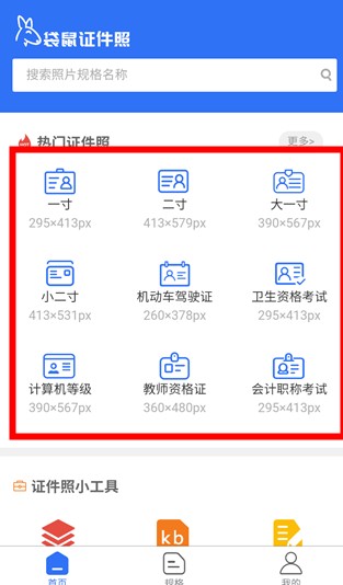 袋鼠证件照