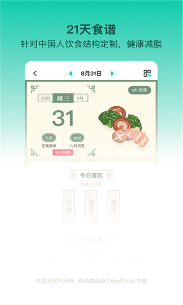 热量减肥法