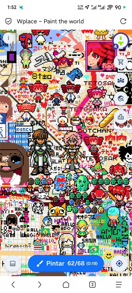 Wplace像素地图