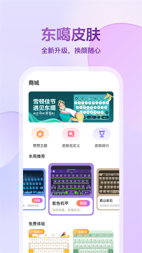 东噶藏文输入法软件