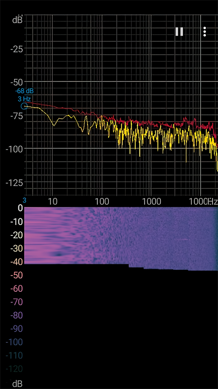 Spectroid检测低频噪音