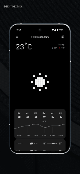 nothing天气