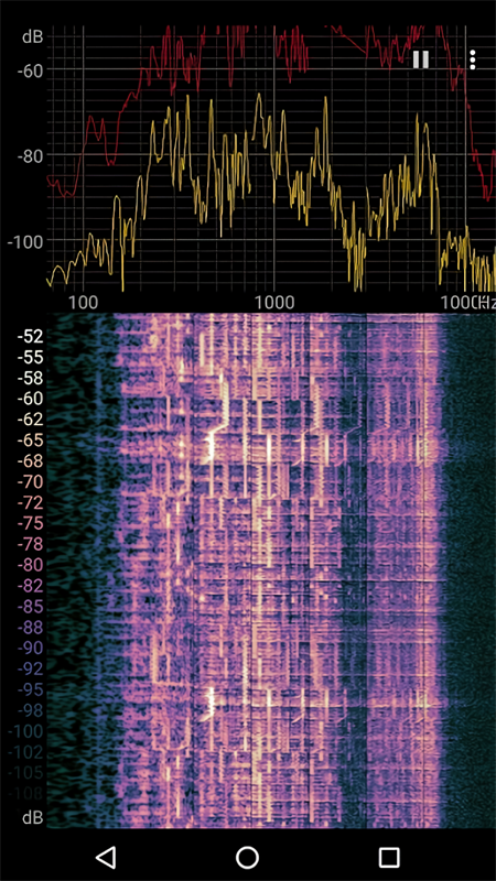 Spectroid检测低频噪音