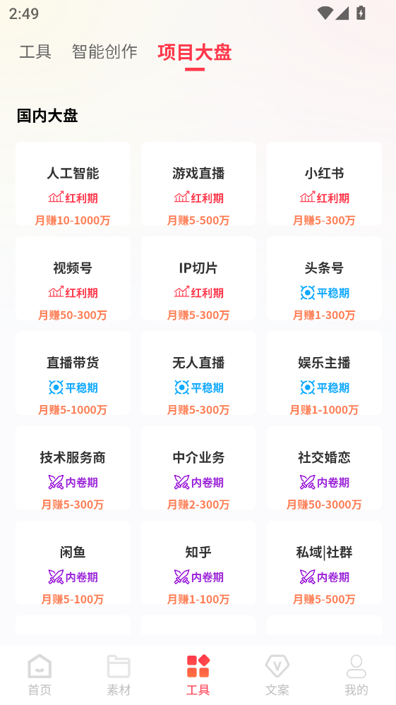 素材通