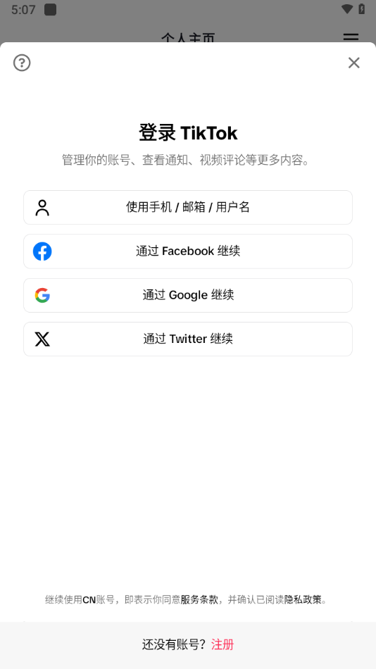 tiktok中文版