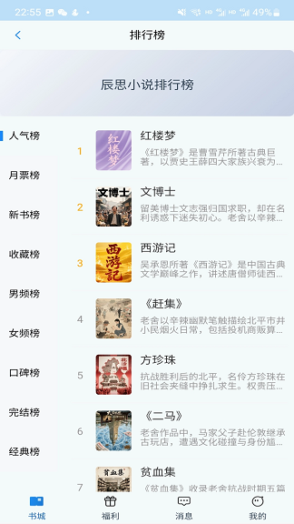 辰思小说