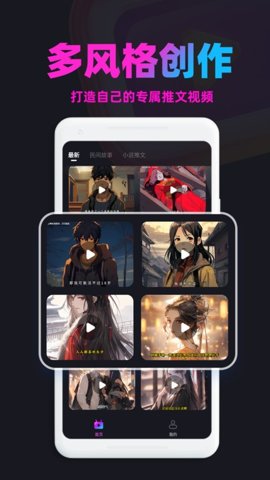 AI漫画推文