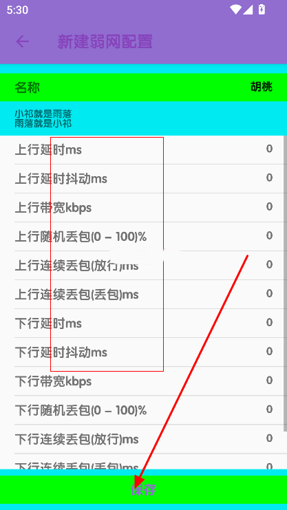 傲寒定制弱网