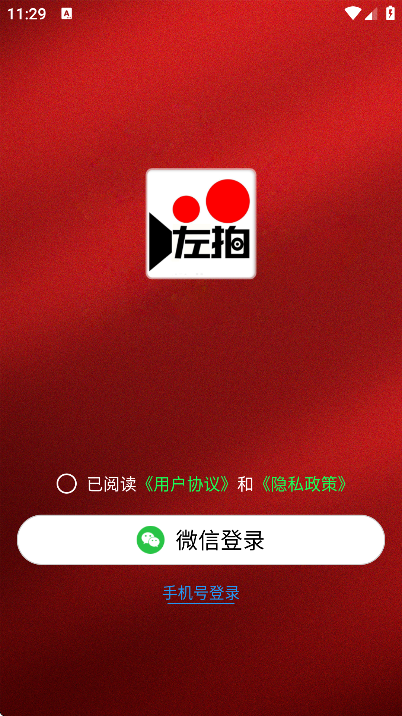 左拍