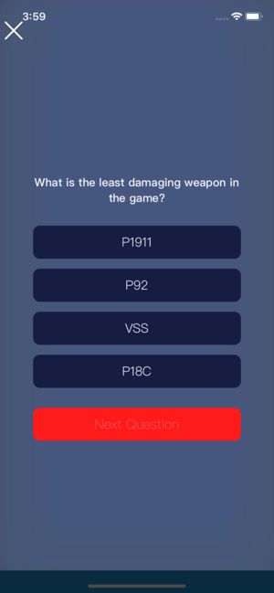 Weapons PubgTrivia