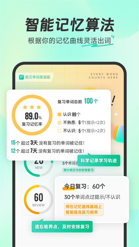 扇贝背单词