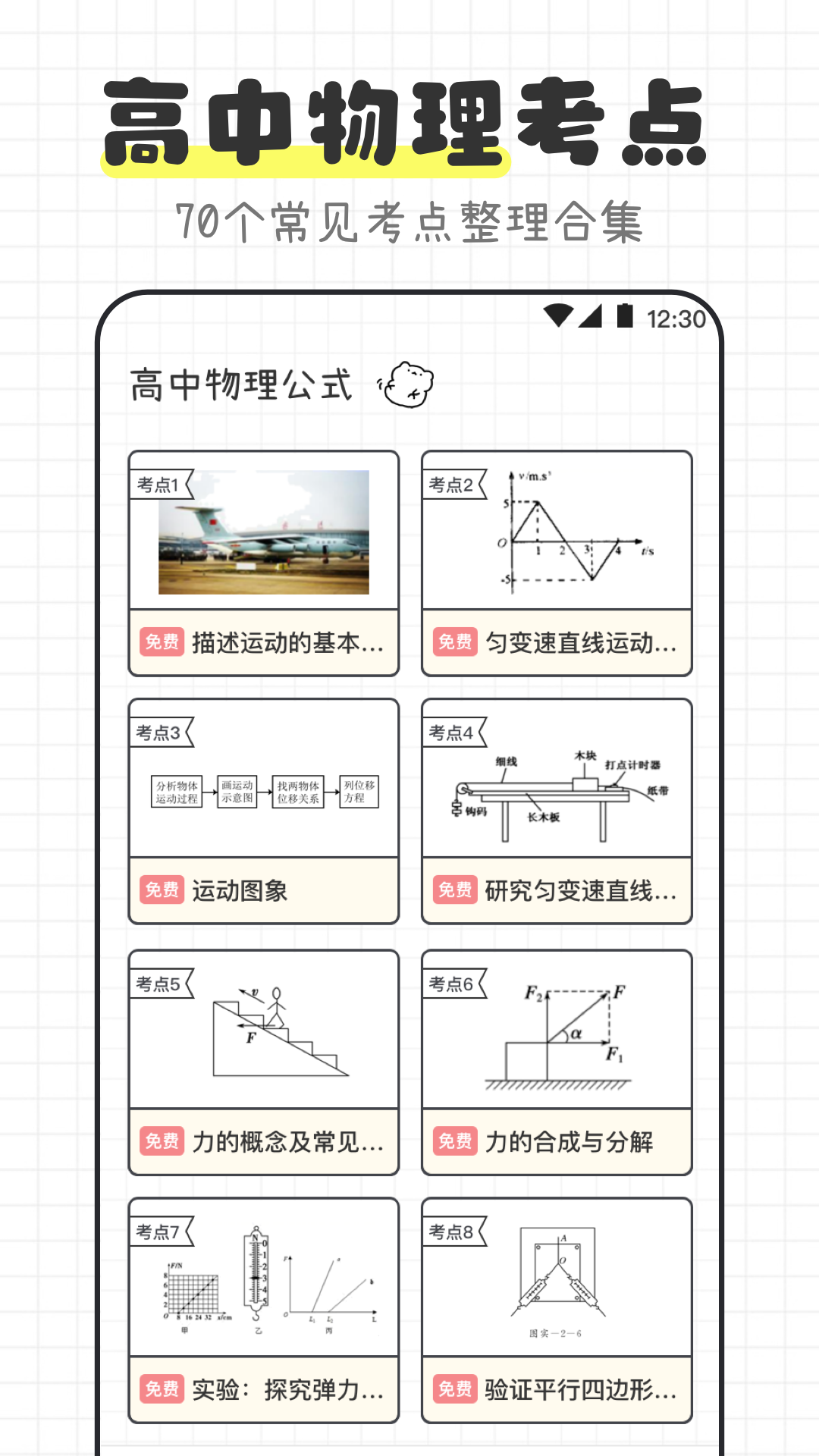 物理公式定律宝典