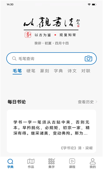以观书法免费版