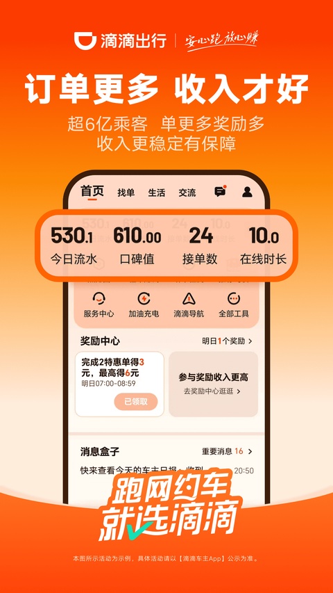 滴滴快车司机端