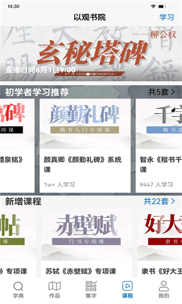以观书法免费版