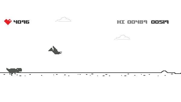 Chrome小恐龙游戏:DinoChrome截图