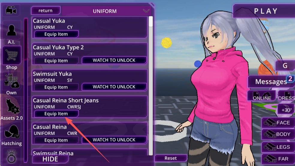 女子高中生沙盒