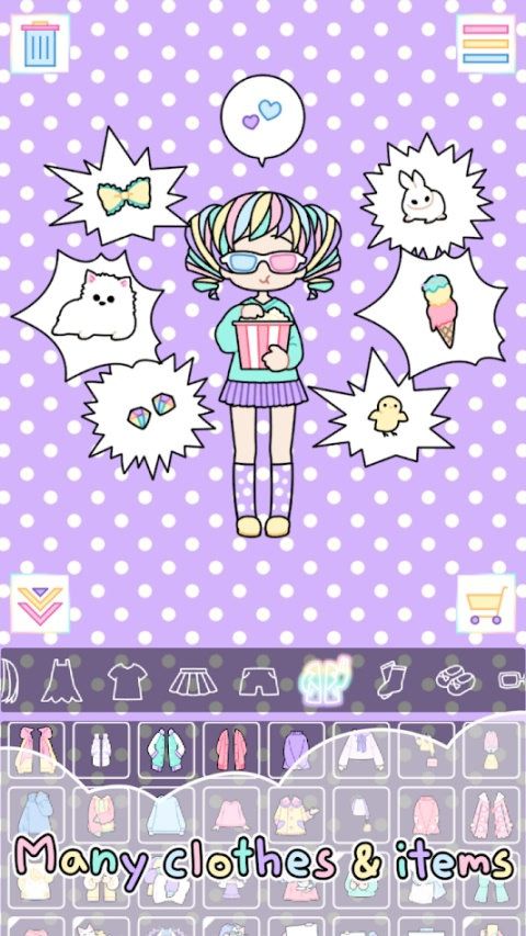 彩虹女孩Pastel Girl全服装完整中文版下载