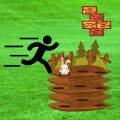 颜色与奔跑与撞兔