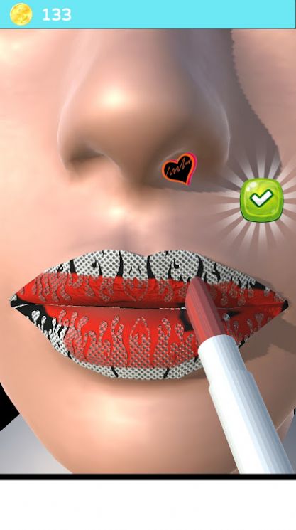 唇彩口红化妆游戏安卓版(Lip Art Lipstick Makeup Game)
