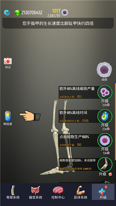 放置人类