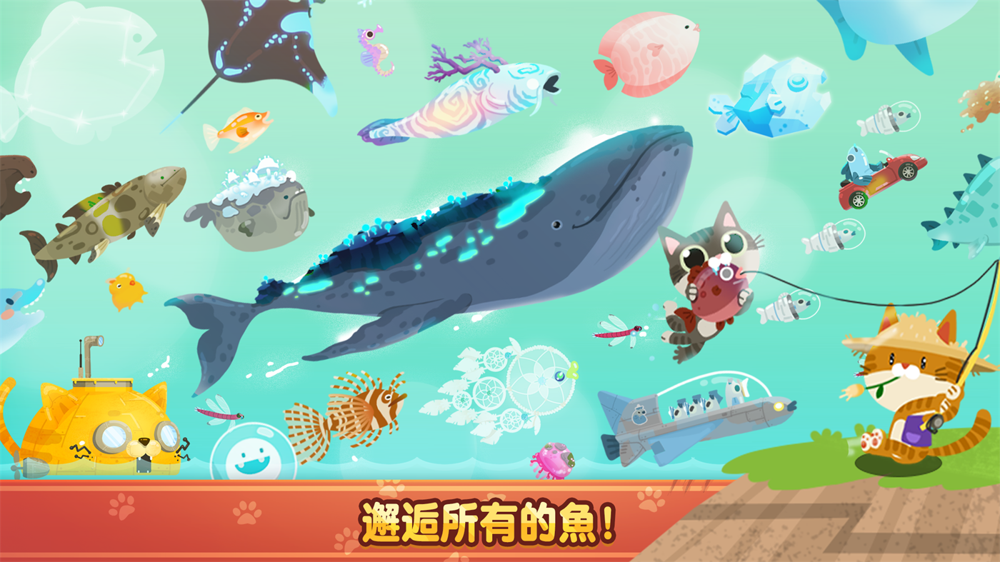 爱捉鱼的猫