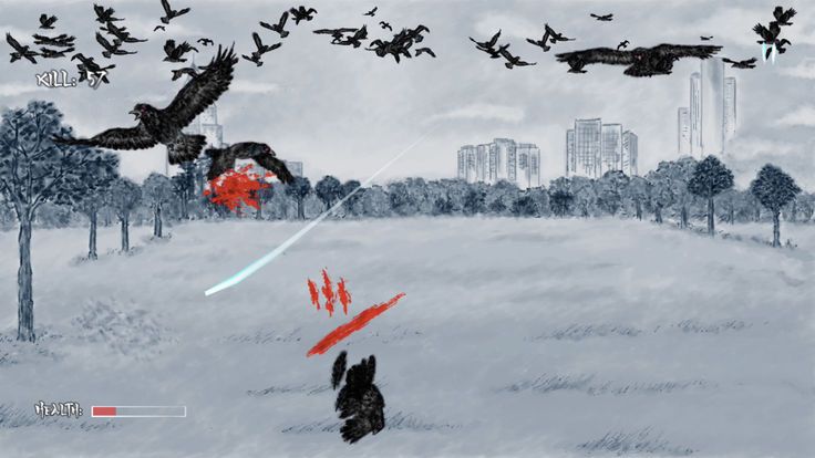 杀死僵尸鸟