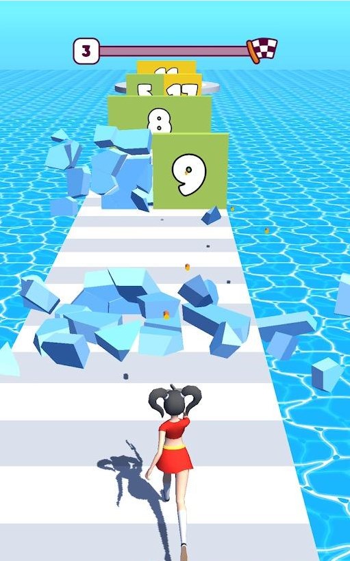 美少女枪手跑游戏安卓版(Shoot and Run 3D)