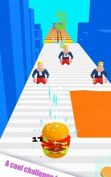 汉堡滑翔游戏中文版(Burger Gliding)