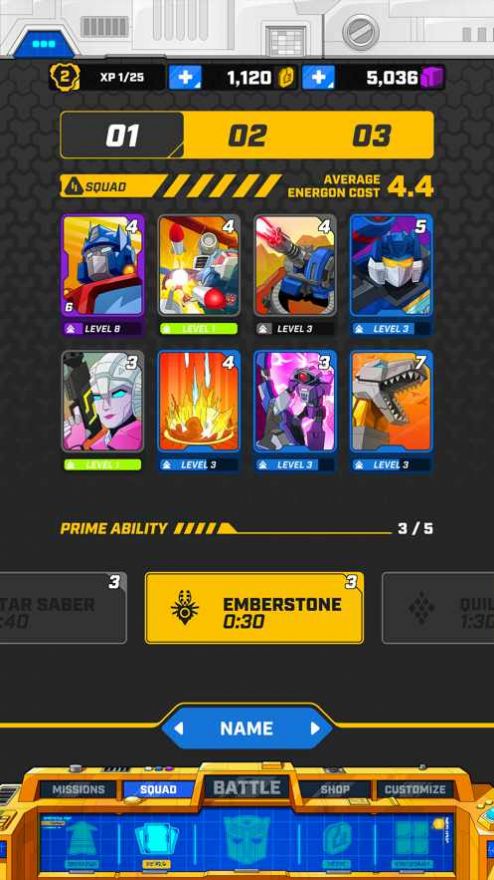 变形金刚战斗竞技场游戏中文版(TRANSFORMERS Tactical Arena)