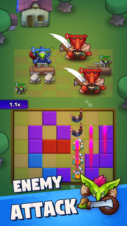 方块融合战斗猛士安卓最新版(Line Breakers)