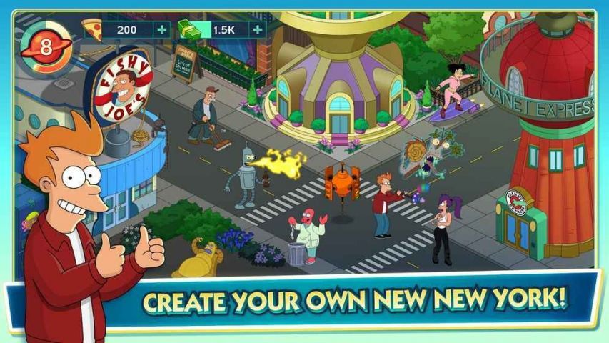 飞出个未来安卓版游戏（Futurama：Worlds of Tomorrow）