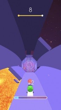 小球隧道跑酷游戏中文版(Tunnel Roll)