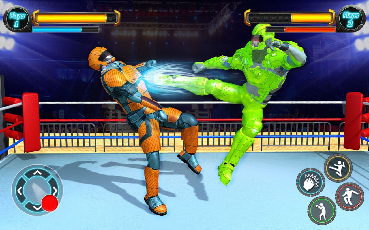 格斗拳击体育馆游戏最新版(Grand Robot Ring Fighting Game)