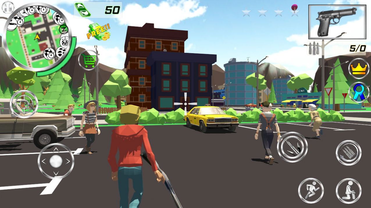 疯狂的城市罪犯手机游戏版(Crime 3D Simulator)