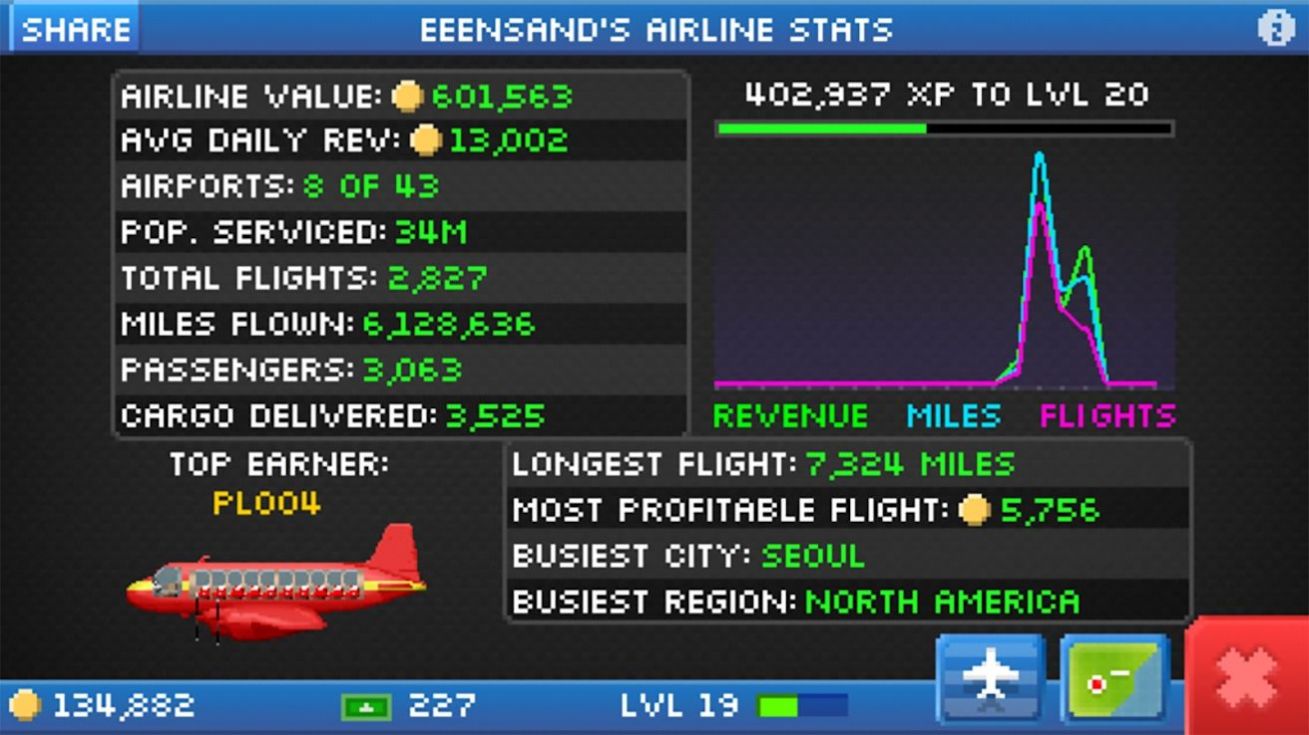 袖珍飞机游戏安卓版(Pocket Planes)