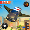 飞行警车驾驶游戏中文版（Flying Police Car Driving Game）