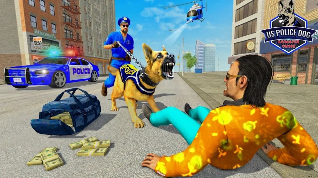 美国警犬追捕罪犯游戏安卓版(Police Dog Gangster Chase Game)