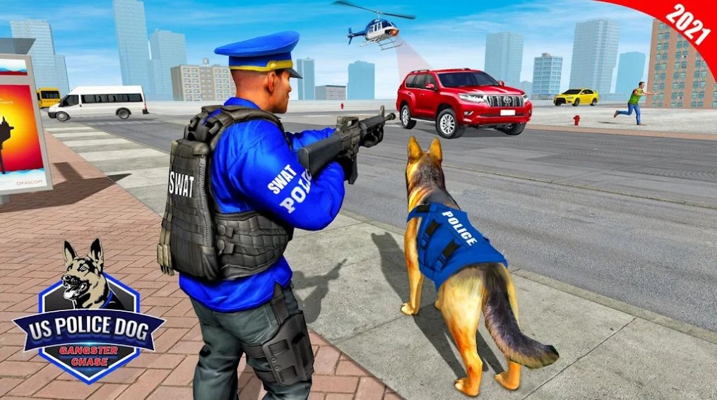 美国警犬追捕罪犯游戏安卓版(Police Dog Gangster Chase Game)
