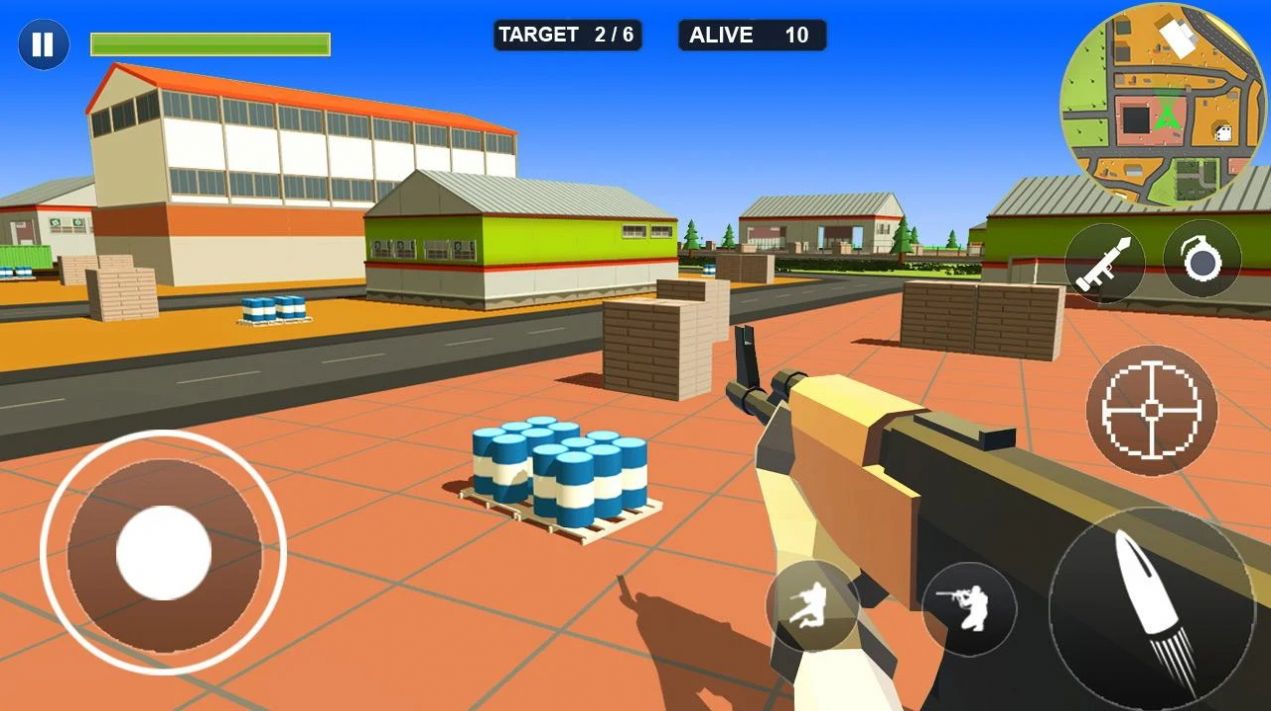 战场吃鸡刺激求生下载单机版(Pixel Battle Royale)