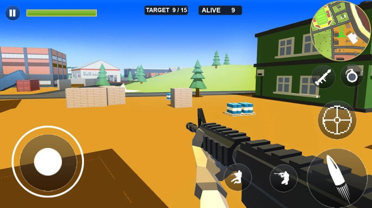 战场吃鸡刺激求生下载单机版(Pixel Battle Royale)